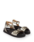 KIMA | Silver leather fussbett