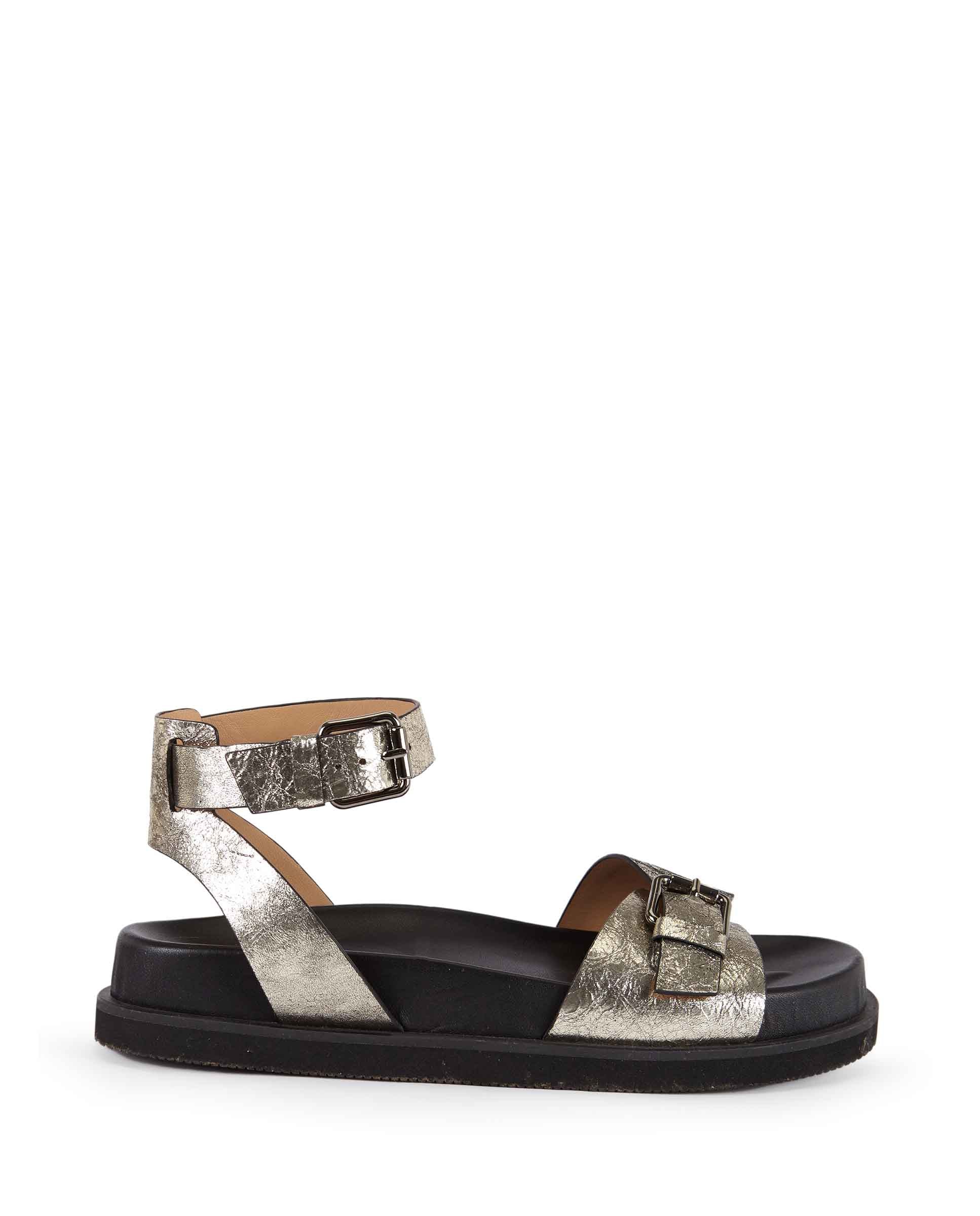 KIMA | Silver leather fussbett