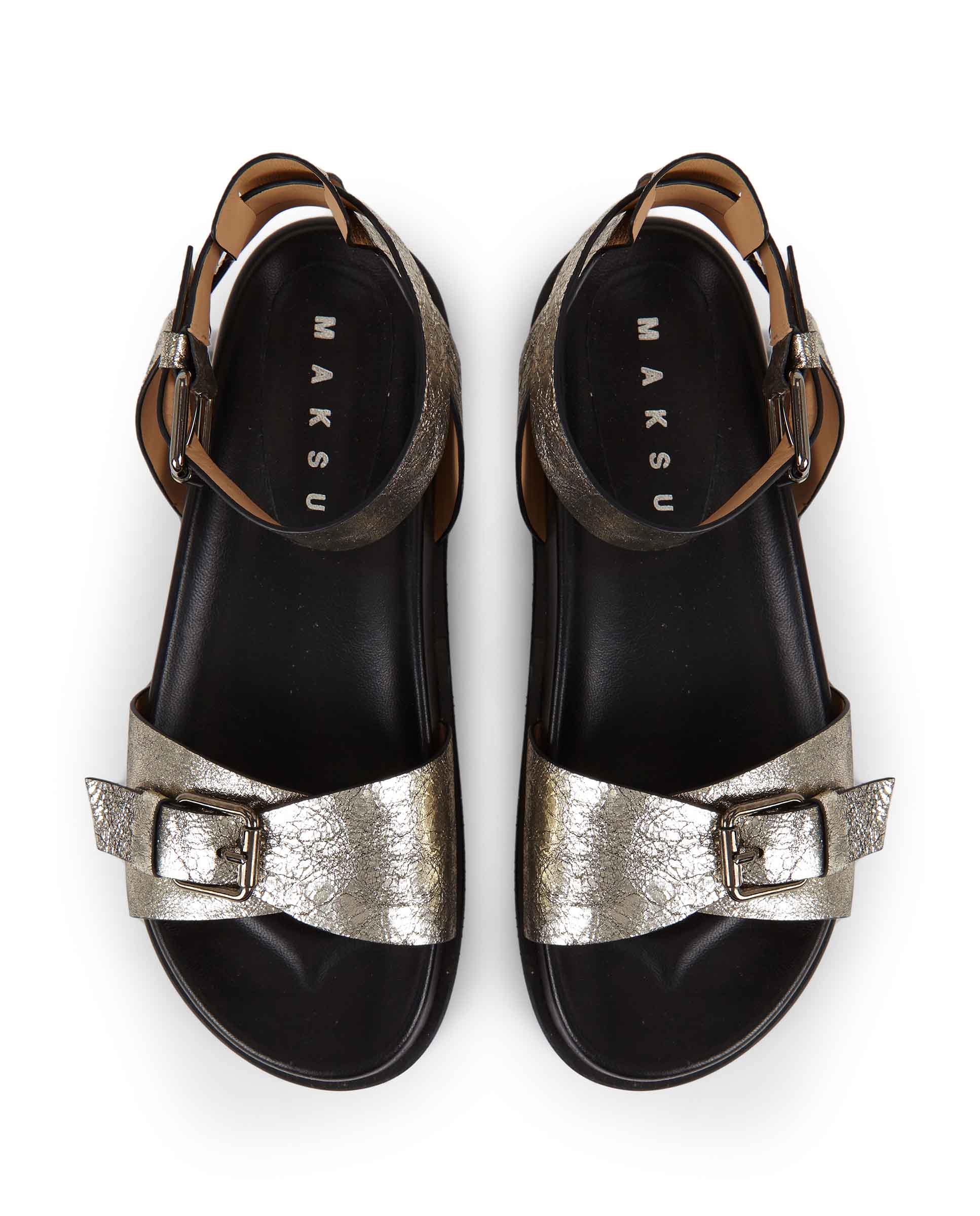 KIMA | Silver leather fussbett