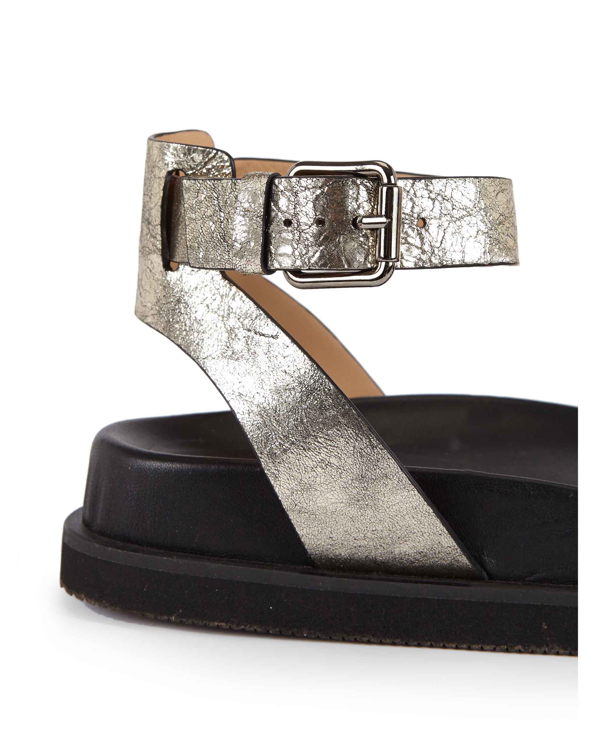 KIMA | Silver leather fussbett