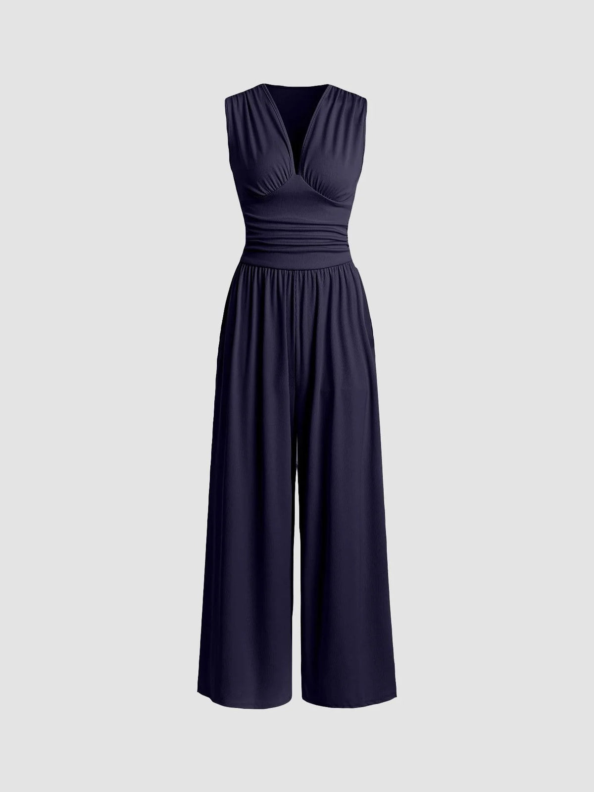 Carla – Mono elegante sin mangas y pierna ancha