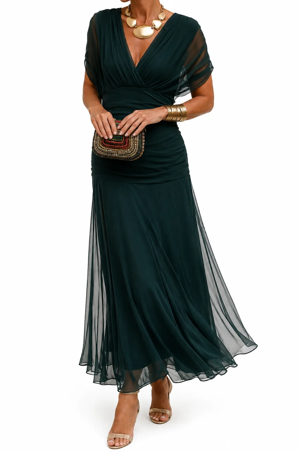 Mariana | Vestido Largo con Hombros Descubiertos
